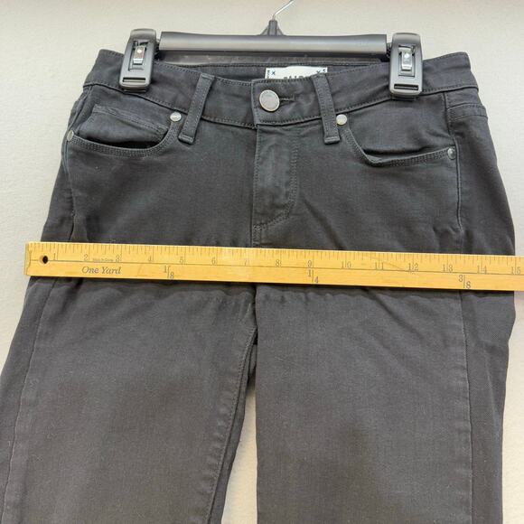 Paige Jeans Women's 24 (0) Black Verdugo Ultra Skinny Preppy Normcore Skater - Picture 13 of 16